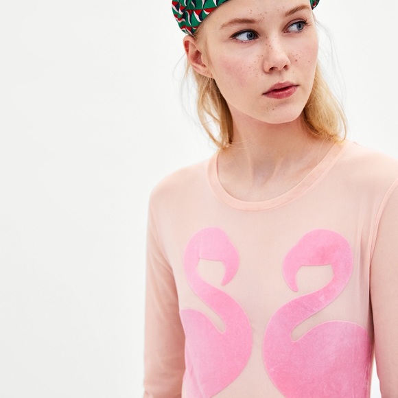 Zara Flamingo Bodysuit - Picture 4 of 9